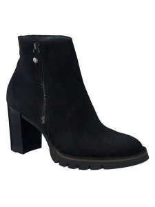 Paul Green Skórzane botki w kolorze czarnym rozmiar: 37. Czarne botki Paul Green, bez wzorów, ze skóry, bez obcasa, bez zapięcia. Za 411,91 zł.