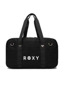 Roxy Torba weekendowa CWBEO-ROXY-M-003-09 Czarny. Czarne torebki klasyczne Roxy, bez wzorów, z materiału, bez dodatków. Za 149,99 zł.