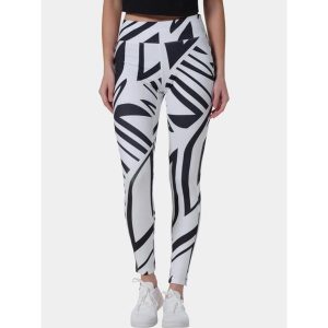 Legginsy damskie Luhta Iskoinen. Białe legginsy Luhta, bez wzorów. Za 299,00 zł.