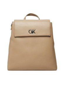 Calvin Klein Plecak Ck Flap Backpack With Conv Strap K60K613038 Beżowy. Brązowe plecaki Calvin Klein. Za 399,99 zł.