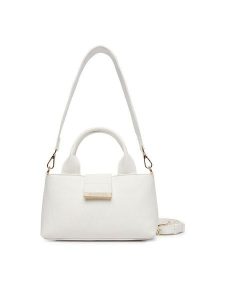 Valentino Torebka Dione Re VBS9U806 Biały. Białe torebki klasyczne Valentino, bez wzorów, ze skóry, bez dodatków. Za 549,99 zł.