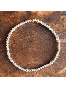 Eclat d'Argent Srebrna bransoletka rozmiar: onesize. Szare bransoletki Eclat d'Argent, srebrne. Za 167,28 zł.