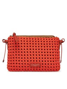 Gianni Chiarini Torebka Fiore BS 11565 WVNG Koralowy. Pomarańczowe listonoszki Gianni Chiarini, bez wzorów, ze skóry, bez dodatków. Za 559,99 zł.