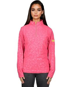 Geographical Norway Bluza polarowa w kolorze różowym rozmiar: S. Różowe bluzy Geographical Norway, s, bez wzorów, z polaru, bez kaptura. Za 63,95 zł.