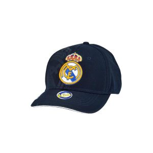 Real Madryt czapka z daszkiem Junior Cap 12TH. Niebieskie czapki FC BARCELONA, bez wzorów, sportowe. Za 109,00 zł.