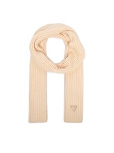 Guess Szalik AW5624 VIS03 Beżowy. Brązowe rękawiczki Guess, z aplikacjami, z wiskozy. Za 234,99 zł.