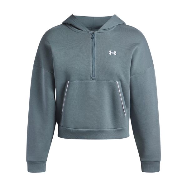 Bluza damska z kapturem Under Armour Rival Piped. Niebieskie bluzy Under Armour, bez wzorów, z kapturem. Za 278,20 zł.