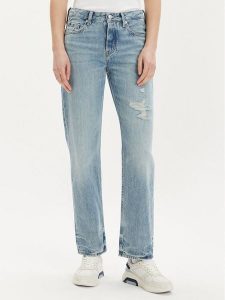 Tommy Hilfiger Jeansy Classic WW0WW41307 Niebieski Straight Fit. Niebieskie jeansy TOMMY HILFIGER, bez wzorów, z bawełny. Za 359,99 zł.