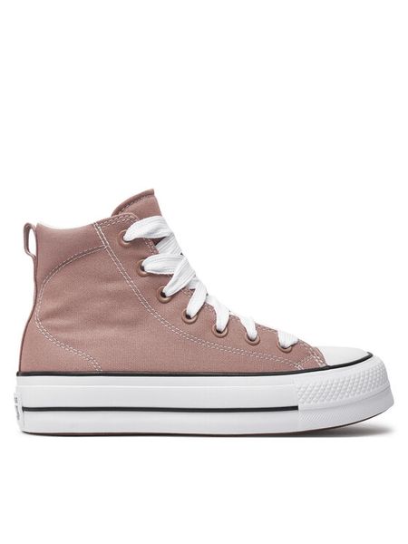 Converse Trampki Chuck Taylor All Star Padded Lift Platform A11536C Brązowy. Brązowe trampki Converse, bez wzorów, z materiału, bez zapięcia. Za 259,99 zł.