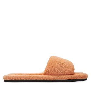 Kapcie Pangaia. Brązowe kapcie Pangaia, bez wzorów. Za 88,99 zł.