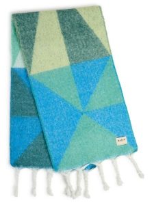 Barts szalik tkany - Kristinn Kobiety Sztuczne włókno niebieski|zielony, ONE SIZE. Niebieskie szaliki Barts, bez wzorów, z włókna. Za 159,95 zł.