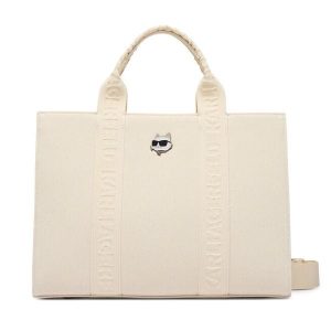 Torebka KARL LAGERFELD. Białe torebki klasyczne KARL LAGERFELD, bez wzorów, bez dodatków. Za 549,99 zł.