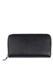 Maison héritage PARIS Skórzany portfel "Pely" w kolorze czarnym - 20 x 11 cm rozmiar: onesize. Czarne portfele Maison héritage PARIS, bez wzorów, z materiału. Za 121,99 zł.