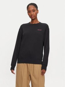 Mustang Bluza Aberdeen 1015466 Czarny Regular Fit. Czarne bluzy Mustang, m, bez wzorów, z bawełny, bez kaptura. Za 139,99 zł.