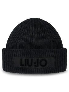 Liu Jo Czapka 2F5057 M0300 Czarny. Czarne czapki Liu Jo, bez wzorów. Za 109,99 zł.