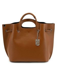 Lucca Baldi Skórzany shopper bag "Vigevano" w kolorze jasnobrązowym - 47 x 27 x 17 cm rozmiar: onesize. Brązowe shopper bag Lucca Baldi, bez wzorów, z materiału, przez ramię, bez dodatków. Za 347,99 zł.