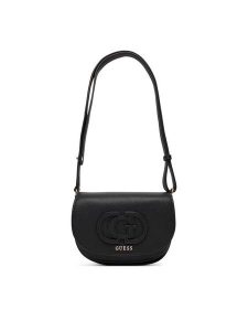 Guess Torebka Calebra Mini HWBG95 36780 Czarny. Czarne listonoszki Guess, z aplikacjami, ze skóry, bez dodatków. Za 379,99 zł.