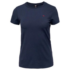 Koszulka Damska Playo II Slim. Niebieskie bluzki Hi-tec, bez wzorów, sportowe, bez kołnierzyka, bez ramiączek. Za 53,99 zł.
