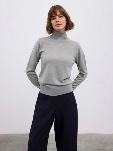 BGN Golf w kolorze szarym rozmiar: 38. Szare golfy BGN, bez wzorów. Za 136,13 zł.