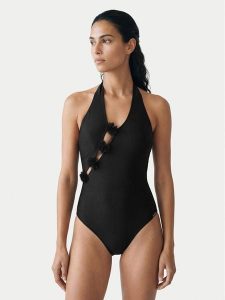 Ysabel Mora Strój kąpielowy 83172 Czarny. Czarne stroje jednoczęściowe ysabel mora, bez wzorów, z syntetyku. Za 359,99 zł.