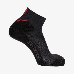 Skarpetki sportowe do biegania Salomon Speedcross Ankle niskie. Czarne skarpetki Salomon, bez wzorów. Za 65,00 zł.