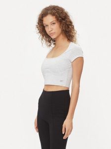 Reebok T-Shirt Essentials IL4646 Szary Regular Fit. Szare t-shirty Reebok, xs, bez wzorów, z bawełny, bez kołnierzyka, bez ramiączek. Za 89,99 zł.