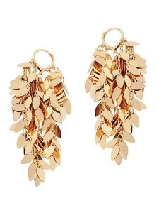 TATUUM Kolczyki-kreole z elementem ozdobnym rozmiar: onesize. Żółte kolczyki Tatuum, złote. Za 74,28 zł.