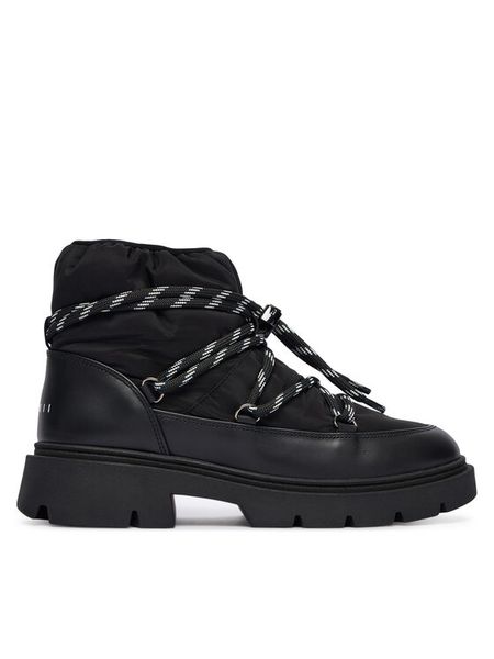 Inuikii Śniegowce Biker Puffer 1002.001.0021 Czarny. Czarne buty zimowe Inuikii, z materiału, bez obcasa, bez zapięcia. Za 934,99 zł.