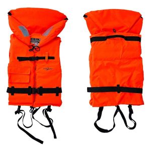 Kamizelka ratunkowa na spływ kajak łódź Unisex Scorpio kayak kapok. Brązowe kamizelki SCORPIO KAYAK, m, bez wzorów, bez kołnierzyka, bez ramiączek, bez kaptura. Za 129,00 zł.
