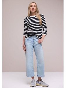 Street One Dżinsy - Comfort fit - w kolorze błękitnym rozmiar: W29/L26. Niebieskie jeansy Street One, z aplikacjami, ze skóry. Za 118,56 zł.