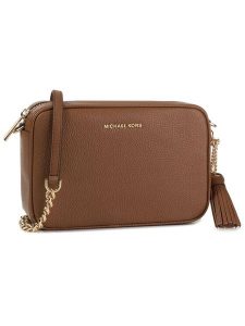 MICHAEL Michael Kors Torebka Crossbodies 32F7GGNM8L Brązowy. Brązowe torebki klasyczne MICHAEL Michael Kors, bez wzorów, ze skóry, bez dodatków. Za 669,99 zł.