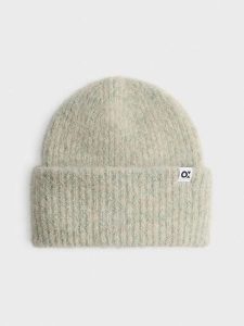 OPUS Czapka beanie "Afello" w kolorze jasnozielonym rozmiar: onesize. Zielone czapki Opus, bez wzorów, z materiału. Za 64,45 zł.