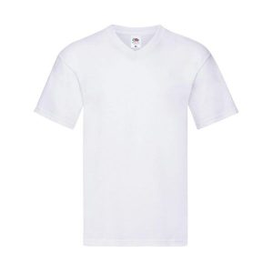 Oryginalna Koszulka Unisex Dla Dorosłych Z Dekoltem W Szpic. Czarne bluzki FRUIT OF THE LOOM, l, bez wzorów, sportowe, bez kołnierzyka, bez ramiączek. Za 40,99 zł.