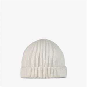 Czapka zimowa dla dorosłych wywijana BUFF Knitted Beanie Ervin. Białe czapki Buff, bez wzorów, sportowe. Za 139,99 zł.