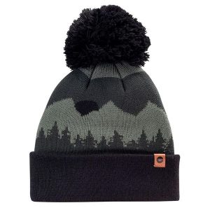 Czapka Unisex Dla Dorosłych Ronge. Czarne czapki Hi-tec, bez wzorów. Za 82,99 zł.