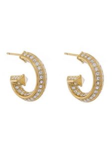 Guess Kolczyki JUBE05 444JW Złoty. Żółte kolczyki Guess, metalowe. Za 219,99 zł.