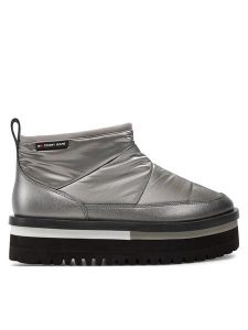 Tommy Jeans Śniegowce Tjw Nylon Flatform Boot Wl EN0EN02689 Srebrny. Szare buty zimowe Tommy Jeans, z jeansu, bez obcasa, bez zapięcia. Za 309,99 zł.