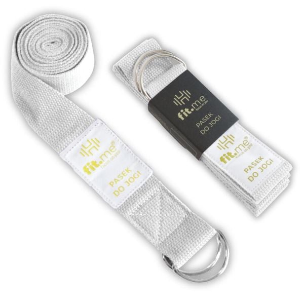 Pasek Do Jogi Złote Logo Fit.me. Szare paski FIT.ME, bez wzorów, sportowe. W wyprzedaży za 19,99 zł.