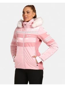 Kilpi Kurtka narciarska "Dalia" w kolorze jasnoróżowym rozmiar: 44. Różowe kurtki sportowe Kilpi, m, bez wzorów, bez kaptura, narciarskie. Za 507,51 zł.