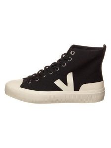 Veja Sneakersy "Campo" w kolorze czarnym rozmiar: 36. Czarne trampki Veja, bez wzorów, za kostkę, bez zapięcia. Za 285,49 zł.