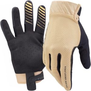 Rękawiczki rowerowe długie dla dorosłych MTB Enduro CTM Pathyst. Brązowe rękawiczki CTM, bez wzorów. Za 139,00 zł.