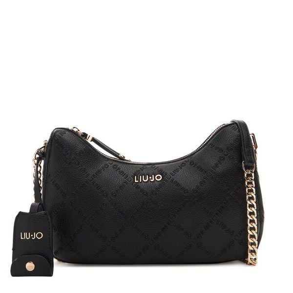 Torebka Liu Jo. Czarne torebki klasyczne Liu Jo, bez wzorów, bez dodatków. Za 339,99 zł.