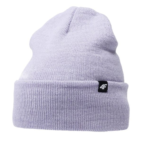 Czapka Zimowa 4F. Fioletowe czapki 4f, bez wzorów. Za 72,99 zł.