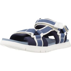 Sandały CAMPER OLAS HARBOR Niebieski. Niebieskie sandały Camper, bez wzorów, z tkaniny, bez obcasa, bez zapięcia. Za 300,29 zł.