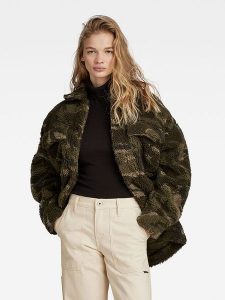 G-Star Kurtka koszulowa w kolorze khaki rozmiar: M. Brązowe kurtki G-Star, m, bez wzorów, bez kaptura. Za 241,56 zł.