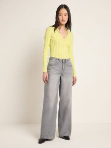 Lanius Dżinsy - Comfort fit - w kolorze szarym rozmiar: 40. Szare jeansy Lanius, z aplikacjami, z bawełny. Za 272,33 zł.
