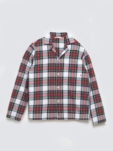 Koszula piżamowa biała w kratę Senmunis 100. Białe komplety bielizny Big Star, bez wzorów, z bawełny. Za 279,99 zł.