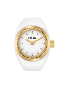 Fossil Zegarek Watch Ring ES5412 Biały. Białe, analogowe zegarki Fossil. Za 579,99 zł.