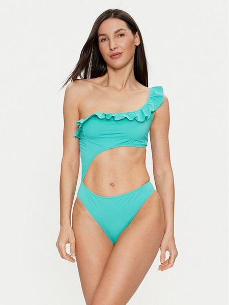 United Colors Of Benetton Strój kąpielowy 3P5H5I01H Turkusowy. Niebieskie stroje jednoczęściowe United Colors of Benetton, bez wzorów, z syntetyku. Za 149,99 zł.