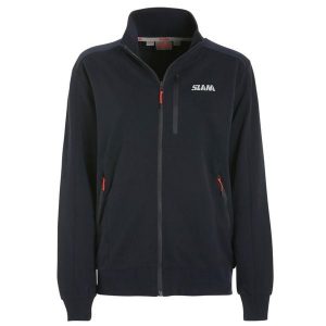 Sweter Slam Deck Ws Fz Damskie. Niebieskie swetry klasyczne SLAM, na zimę, m, z bawełny, bez kołnierzyka. Za 476,30 zł.